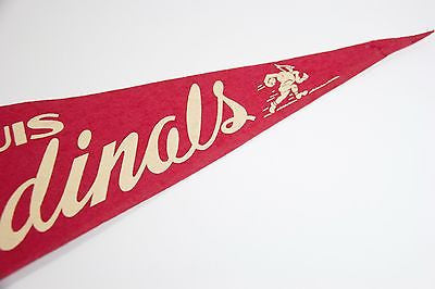 Vintage 1960s St Louis Cardinals NFL Football Pennant Flag 